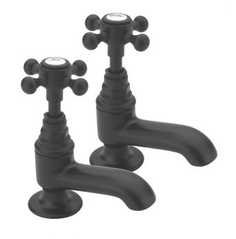 Allora Pair Bath Taps Matt Black