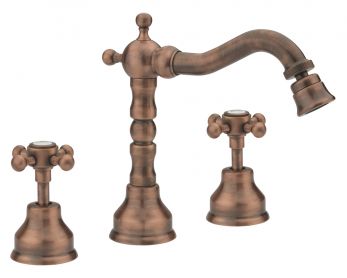 Allora 3 Hole Deck Bidet C/C Waste Copper