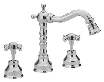 Allora 3 Hole Deck Bidet C/C Waste Chrome