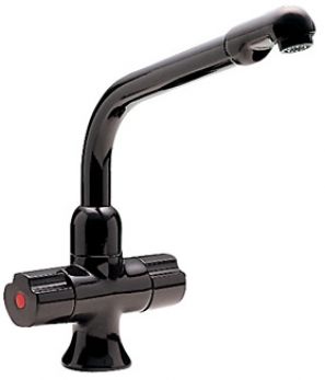 Bristol dual flow mono sink mixer, Mocca