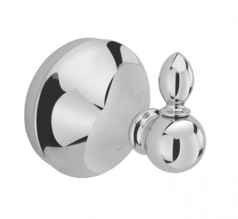 Imperial Robe Hook, Chrome Plated