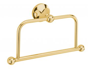 Imperial Towel Ring, Antique Gold Plated