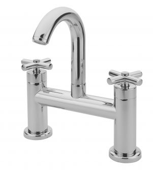Maverick pillar bath filler, Chrome Plated