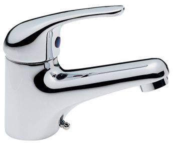 Modena mono basin mixer no waste, Chrome Plated