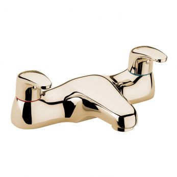 Modena deck bath filler, Antique Gold Plated