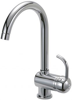Solar jupiter mono sink mixer, Chrome Plated
