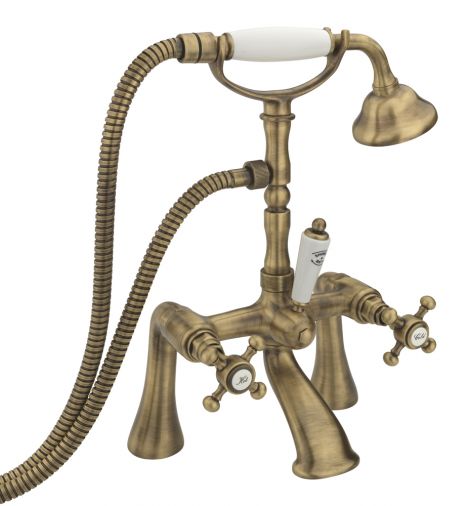 Allora Pillar B/Shower Mixer W/ Kit Bronze
