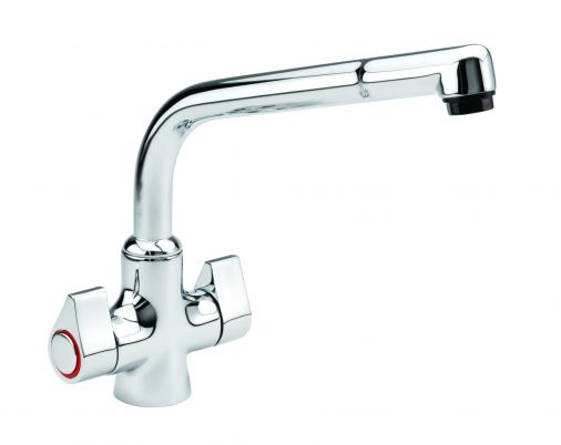 Genoa mono sink mixer, Chrome Plated