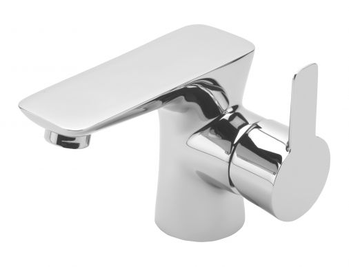 Balena mono basin with click clack waste, Chrome Plated