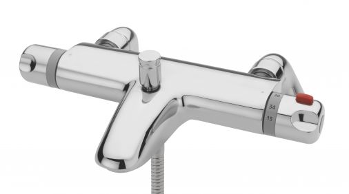 Tre Mercati Thermostatic Deck Mounted Bath Shower Mixer & Kit