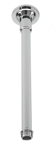 Classic ceiling fed shower arm only , Chrome Plated