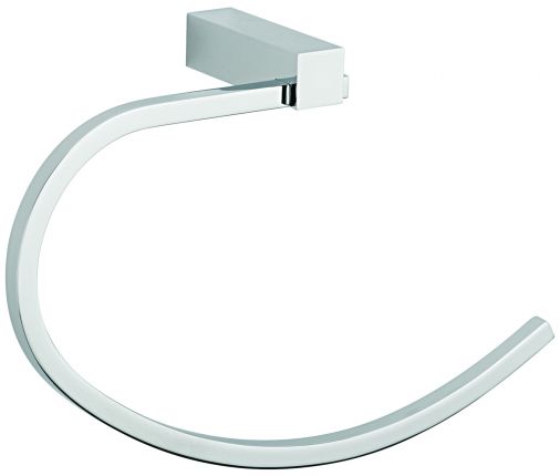 Turn Me On Towel Ring, Chrome Plated