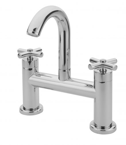 Maverick pillar bath filler, Chrome Plated
