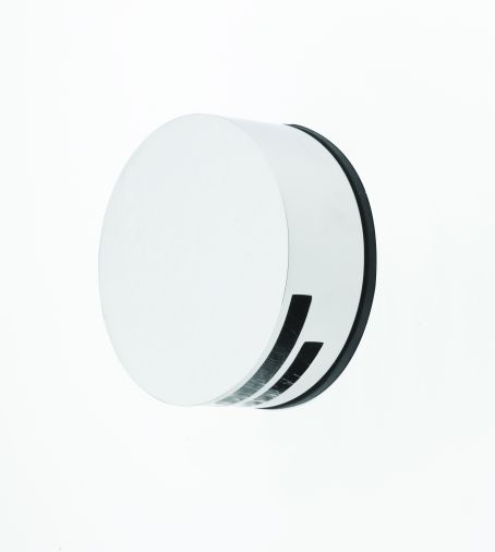 Round automatic bath filler with clicker waste, Chrome Plated