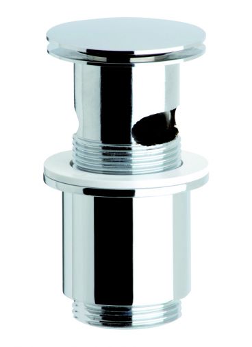 Short shroud only for slotted basin waste, Chrome Plated