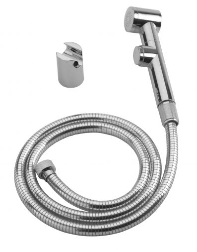 Squeaky clean W.C Hygiene kit, Chrome Plated