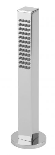 Block square bath mounted kit, Chrome Plated