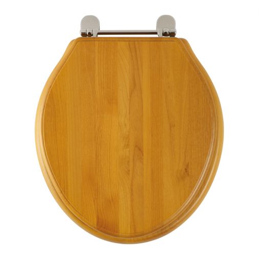 Roper Rhodes Greenwich Soft-Close Toilet Seat - Antique Pine Finish