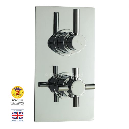 Hudson Reed Tec Pura 1 Outlet Concealed Thermostatic Shower Valve