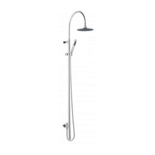 Premier Breeze Deluxe Rigid Riser Kit with Round Fixed Head & Handset