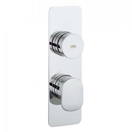 Crosswater Dial Pier 1 Outlet Concealed Thermostatic Shower Valve - Portrait