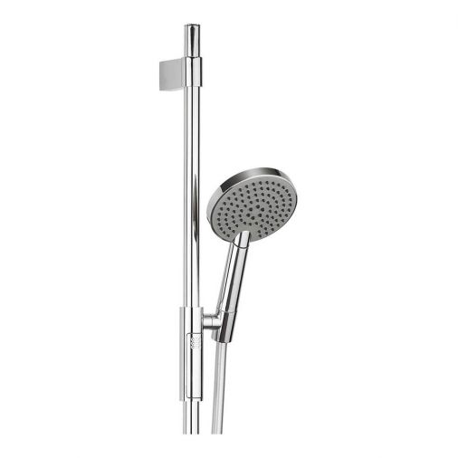 Crosswater Ethos Push Button Slide Rail Kit with Easy Clean Hose & 3 Mode Shower Handset