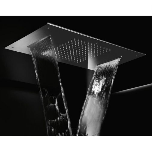 Crosswater Illuminated Multifunction Recessed Shower Head