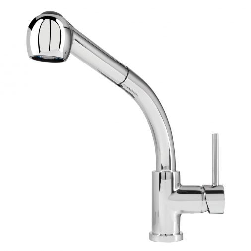 Caple Freemont Single Lever Mono Pull Out Spray Kitchen Tap - Chrome