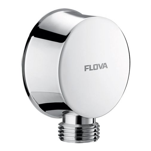 Flova Liberty Wall Outlet Elbow - Chrome