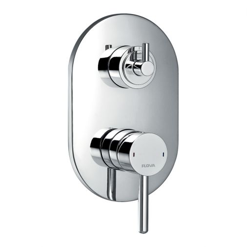 Flova Levo Concealed Manual Shower Valve with 3-Way Diverter