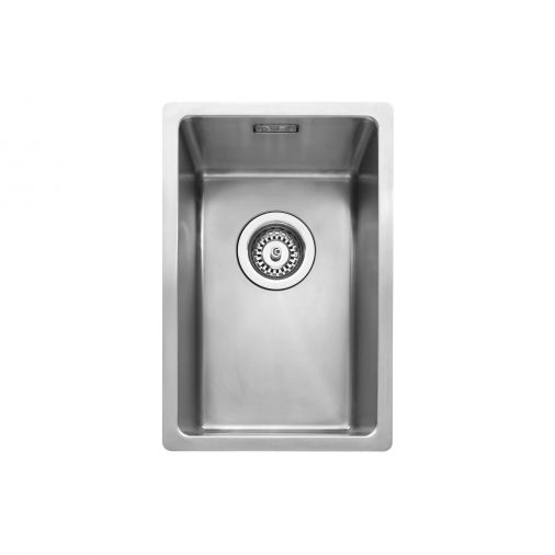 Caple Mode 0.5 Bowl Inset or Undermount Brushed Stainless Steel Sink & Waste Kit - 290 x 440mm