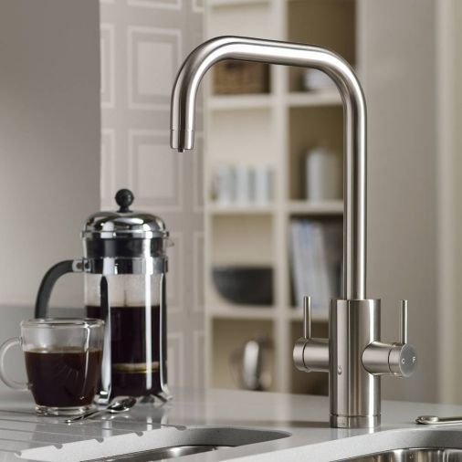 Abode Pronteau Project 4 in 1 Instant Hot & Filtered Water Tap - Brushed Nickel