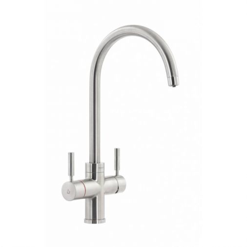 Abode Pronteau Prostream 3 in 1 Instant Hot Water Tap - Brushed Nickel