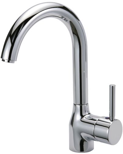 Solar saturn mono sink mixer, Chrome Plated