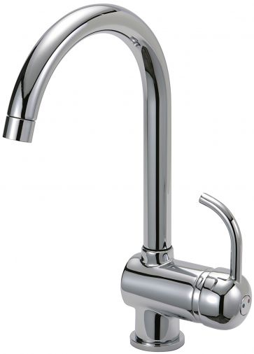 Solar jupiter mono sink mixer, Chrome Plated