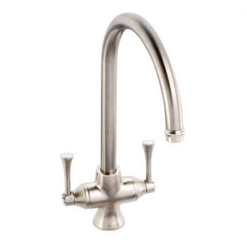 Clearwater Regent Twin Lever Mono Sink Mixer with Swivel Spout
