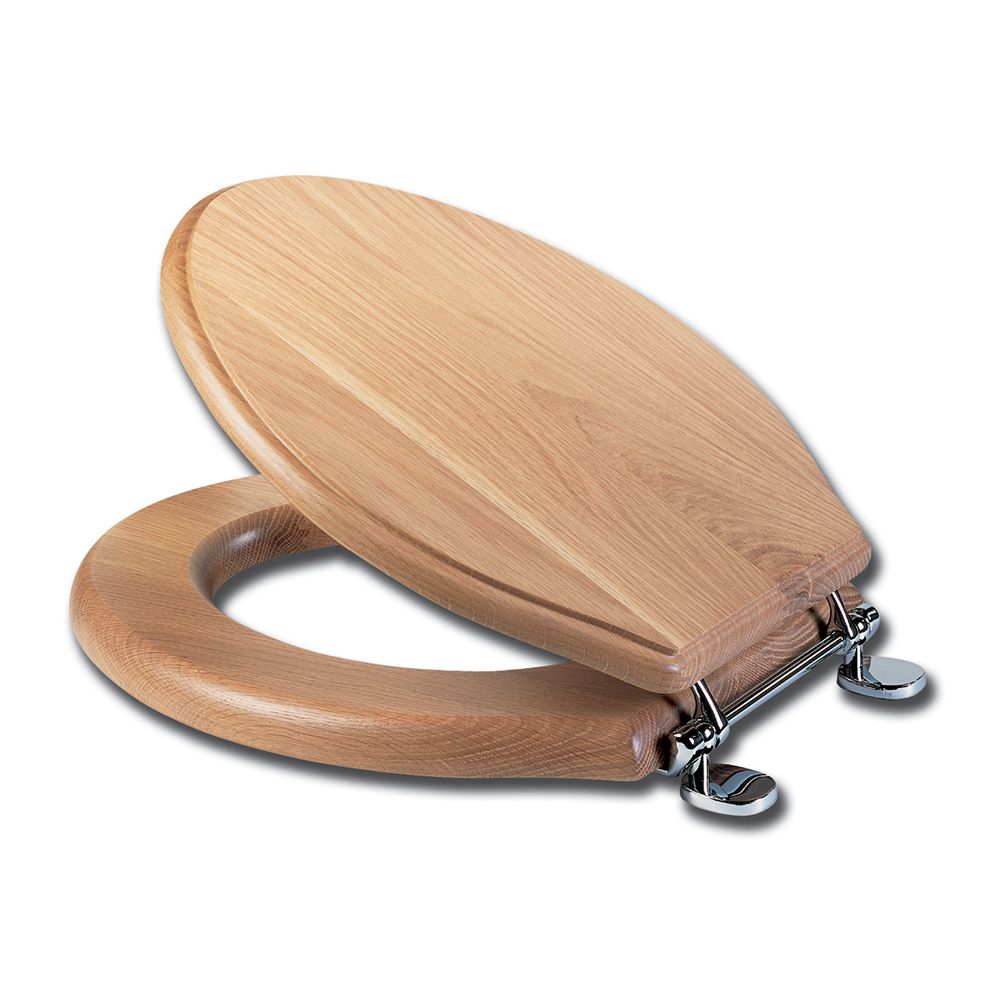 Roper Rhodes Greenwich Soft Close Toilet Seat Oak Finish Toilets